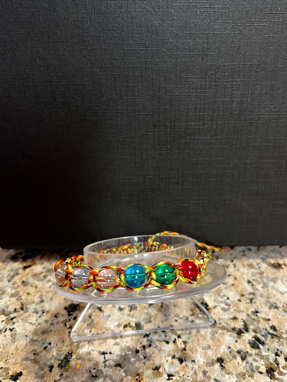 Multicolor BoHo Beaded Bracelet (Adjustable 6 to 9 1/2) New
